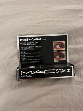 MAC Cosmetics Mini Stack Mascara — Black with Pink Accent